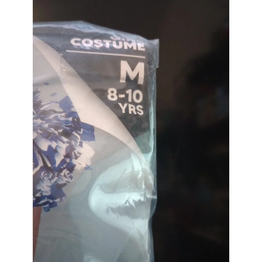 Spooktacular Creations Girls Cheerleader Costume Blue White Size M 8-10 New